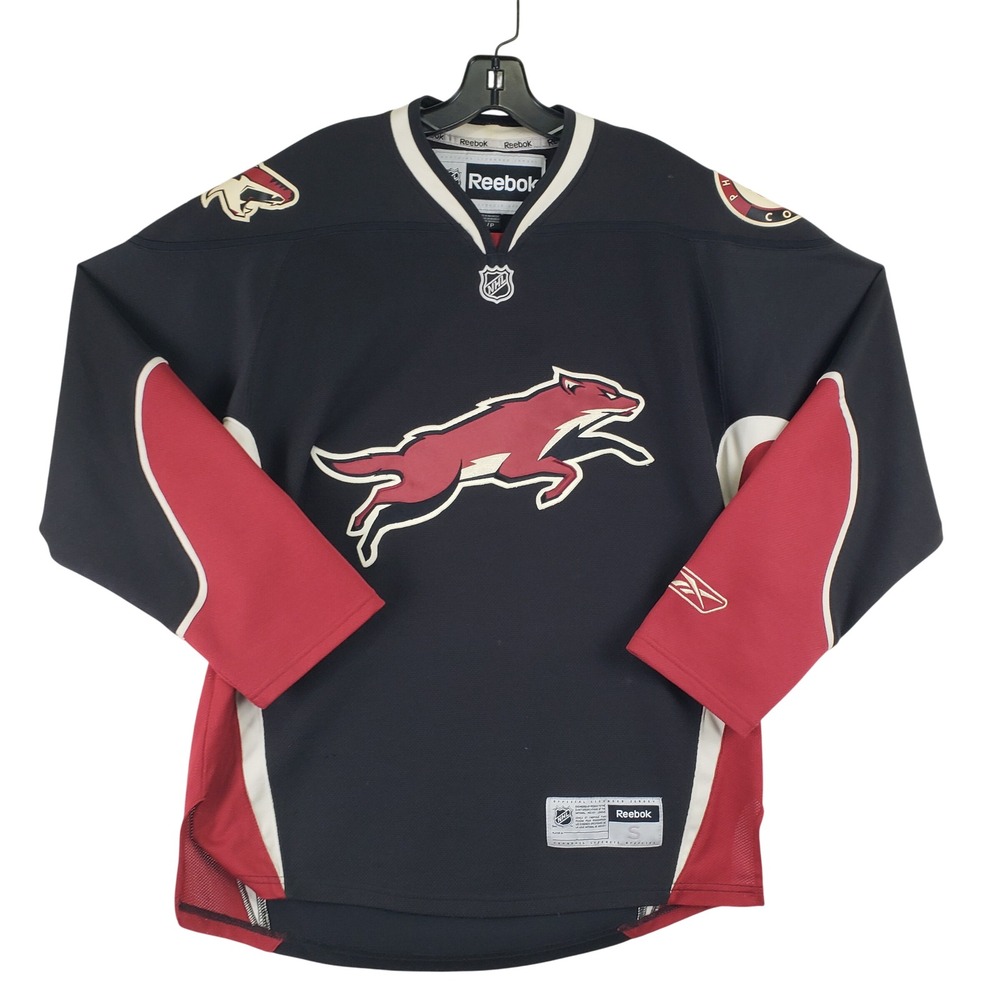 VTG Reebok Arizona Phoenix Coyotes 3rd Alternate Hockey Jersey Mens S Black NHL